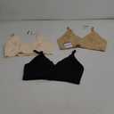 GXXGE Nursing Bra Support Pumping Bra Hands Free All in One Maternity Bra Comfortable Breast No Pad Pumps Bra (Black/Nude/Pink)