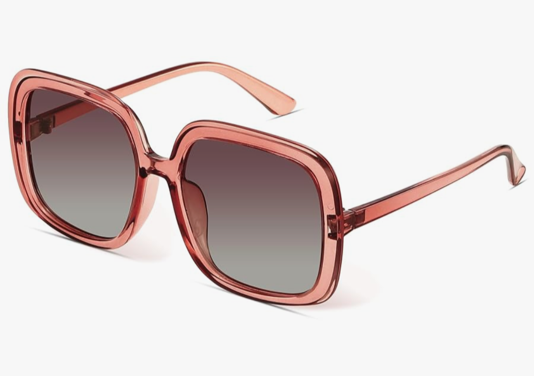 miyya Oversized Polarized Sunglasses Women, Trendy Retro Sun Glasses for Women 2025, Oversized Shades
