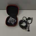 Wired Over Ear Earbuds with Microphone Ear Hook,3.5mm Sport Headphones 1.8M Long Wrap Around Ear Buds Wired for Chromebook Laptop iPad Plug in Headset for Kindle Fire Samsung A15 A14 MP3 School,Black