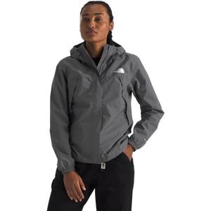 THE NORTH FACE Womens Antora Waterproof Breathable Rain Coat, Smoked Pearl, Medium