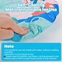 Pet Cooling Mat for Dogs Cats, Thickened Durable Cooling Pad Washable for Small Pets, Indoor & Outdoor Summer Use