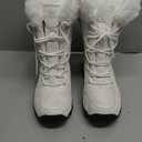 HOBIBEAR Girls Winter Snow Boots (9, Off-white)