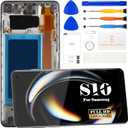 TFT for Samsung Galaxy S10 Screen Replacement for Samsung S10 LCD Digitizer Repair Kits for Samsung S10 Screen Replacement SM-G973U Touch Display Assembly with Frame (Without Fingerprint Function)