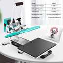 12x10 Inch Heat Press Machine for T Shirts Digital Industrial Sublimation Printer for Heat Transfer Vinyl Intelligent Green Press Machine for HTV Heat Transfer Projects