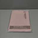 Laolitou Spring Table Cloth (Fits 4 Foot Table) Rectangle Linen Waterproof Textured Light Pink Tablecloth, Washable Wrinkle Free Spill Proof Fabric Tablecloths for Dining Table Farmhouse, 52x70 Inch