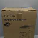 Espresso Machine 20 Bar with Milk Frother, Stainless Steel Coffee Maker with 42 oz Removable Water Tank for Cappuccino, Latte&Cold Brew, Home&Office, Silver