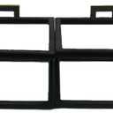 RKUVPAE 2PCS Metal Table Legs - Furniture Legs, 72CM Metal Coffee Table Leg, Gold Heavy Duty Dining Table Legs, Industrial Modern DIY Iron Bench Legs Black, Triangle Shape (Color:Black)