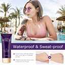 Body Coverage Perfector, 2pcs Waterproof Transfer-Resistant Body Makeup, Long-Lasting Tattoo Cover Up Cream for Legs & Body, Full Coverage Cream Foundation (Dark)