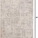 Loloi Amber Lewis Alie Collection ALE-02 Sand/Sky 2'-3'' x 3'-10'', .13'' Pile Height, Accent Rug