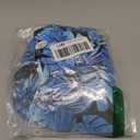 Womens One Piece Swimsuit Tummy Control - Slimming Bathing Suit V Wired Full Coverage 2025, Blue Leaves, XL