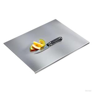304 Stainless Steel Cutting Board – Stainless Steel Kitchen Chopping Boards Non-Slip, Dishwasher Safe – Ideal for Meat, Vegetables, Fruits, Bread & Baking – Commercial & Home Use (15.7 * 11.8in)