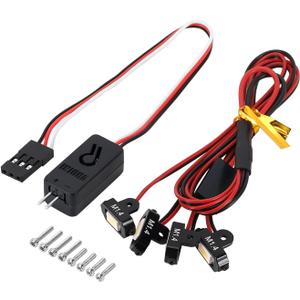 INJORA M1.4 Rock Lights Kit with Controller for 1/24 RC Crawler Upgrade(4 Lights)