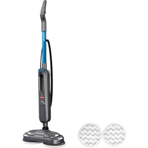 BISSELL Spinwave SmartSteam All-in-One Scrubbing and Sanitizing Electric Hard Floor Steam Mop w/LED Headlights & Swivel Steering 3897A