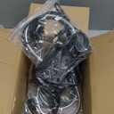 3 Set Reptile Heat Lamp UVA/UVB Turtle Heat Lamp Holder Fixture Clamp Basking Spot Adjustable 50w Full Spectrum Sun Sunbathe Bulb for Turtle Lizard Bearded Dragon Snake Aquarium Amphibian(Black)