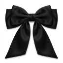 Large Satin Giant Big Bow Ribbon, 22x30inch, Black Big Giant Bow For Coquette Room Decor,Wedding Birthday Party Backdrop Wall Christmas Tree Decoration