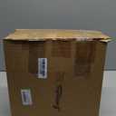 8 Pcs Small Christmas Norfolk Wreaths Evergreen 12.6 Inch Christmas Kitchen Cabinet Mini Wreaths Real Touch with Bow and Burgundy Ribbon for Xmas Front Door Window Home Table Pillar Decor