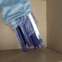 Mahjong Racks with Pushers, Anti-Slip Design, Clear All-in-One Mahjong Racks and Pushers - Modern American Mahjong Tile Racks Set of 4 (Bling Blue)