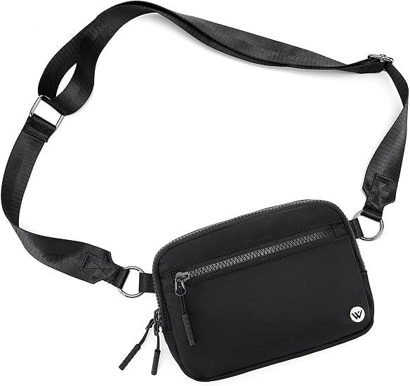 WESTBRONCO Small Crossbody Bags for Women Nylon with Adjustable Strap, Zipper Crossbody Purse, 1L Shoulder Bag for Travel