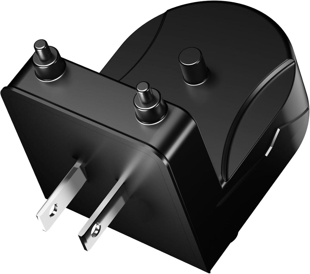 Wireless Replacement Charger Base Compatible with Philips Sonicare Electric ToothbrushToothbrush Charger for Philips HX6100, HX3000, HX6000, HX8000, HX9000,Portable, IPX7 Waterproof (Black)