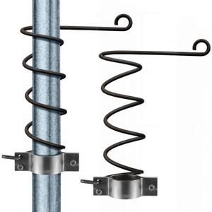 2 Pcs Automatic Chain Link Self Closing Gate Closer for Left and Right Swing Doors Suitable for 1-1/2" to 1-5/8" Diameter Door Frame Tubes, Pool, Pet Gate or Any Chain Link Closer