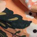 RELEANY Floral Nursery 6x9 Area Rugs Machine Washable Soft Print Boho Carpet Non Slip Flower Doormat Low Pile for Living Room Kids Girls Room Bedroom Kitchen Dining Room Indoor-Yellow/Orange