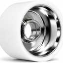 Bont Ultraglide Indoor Roller Skate Wheels, 63mm x 44mm 96A, Speed, Jam & Rink Skating, Aluminum Hub (White,4-Pack)