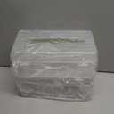 Large Bandage Organizer with Lid, Plastic 2 Tiers Container for Home Medicine Cabinet, Office, School Use, Bandages Storage Holder for Fabric Adhesive Strip, Medical Elastic Wrap (1 Pack)