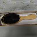 Belula 100% Boar Bristle Hair Brush Set (Medium). Soft Natural Bristles for Thin and Fine Hair. Restore Shine And Texture. Wooden Comb, Travel Bag and Spa Headband Included!