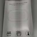 Set of 2 Kitchen Master Silicone Rectangular Airfryer Liners - Black