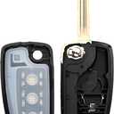 CWTWB1G767 Key Fob Shell Case Compatible with Rogue 2014-2020 Rogue Select 2014-2015 Rogue Sport 2017-2020