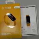 Fitbit Inspire 3 Health &-Fitness-Tracker with Stress Management, Workout Intensity, Sleep Tracking, 24/7 Heart Rate and more, Morning Glow/Black, One Size (S & L Bands Included)