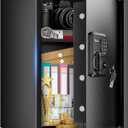 Bonsaii Large Safe Box 2.5 Cubic Feet for Home Security with Electronic Keypad and Removable Shelf, Document Safe for Home, Money, Cash, Jewelry, 15.7"W x 15"D x 21.7"H