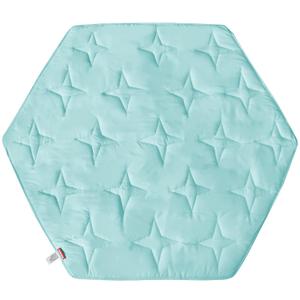 Hexagon Playpen Mattress Mat Blue, Non Slip Playpen Mat for Regalo Play Yard 6 Panel Playpen, Fit Hiccapop 53" PlayPod Portable Playard, Kids Tent Mat Hexagon