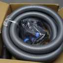 16FT Shop Vac Hose Dust Collection Hose Kit for Home & Shop Vacuum System with Expanded Multi-Brand Power Tool Adapter Set with 6 Sander Vacuum Adapters for 2-1/ 4" Dust Collector Vacuum Connection