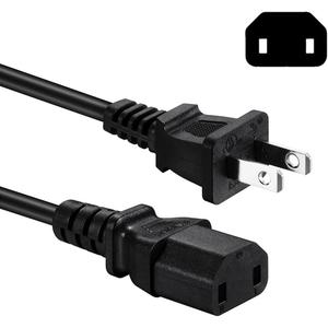 2 Prong AC Power Cord Compatible with Sony PS4 Pro, Xbox One/Xbox 360 Slim / 360 E Power Supply Brick, Power Cable Replacement
