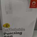 QPAU Kids Punching Bag Toy with Boxing Gloves, 66 Inch Larger Stable Kids Inflatable Boxing Bag Set, Gifts for Boys & Girls Age 6-12, for Practicing Karate, Taekwondo, MMA (Black&Red)