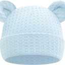 6 Pieces Newborn Baby Hat Bear Ears Infant Caps Baby Boy Girl Toddler Hats Infant Beanie Caps for 0-3 Months