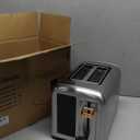 SEEDEEM Toaster 2 Slice, Full Touch Control Stainless Toaster, LCD Display, 50% Faster Heating Speed, 6 Bread Type, 7 Shade Setting, 1.5''Wide Slots, Removable Crumb Tray, 1350W, Silver Metallic