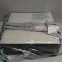 Toddler Booster Seat Dining Table Kitchen Chair, Waterproof Anti-Scratch PU Cushion, Non-Slip Bottom, Adjustable Buckle Straps, Easy Clean Portable Seat Cushion