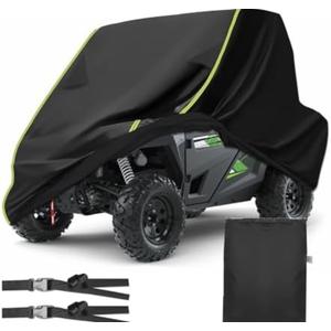 RZR UTV Covers 4-6 Seaters Waterproof Outdoor,Heavy Duty Fadeless Oxford Cloth,Windproof All Weather Side by Side Covers Accessories for Polaris RZR Can-Am Yamaha Honda,157Lx59Wx71H Inches