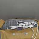 Heated Blanket 50"x60" Electric Throw Blanket with 5 Heat Settings, 10H Auto-Off, Soft Wave Fleece for Couch, Bed & Office, ETL Certified