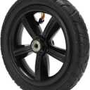 8 Inch Pneumatic Wheel for Electric Scooter, 200X45 Universal Rubber Anti Slip Tire and Inner Tube Set, Pneumatic Wheel with Hub and Bearings, for Electric Scooter Upgrade Parts