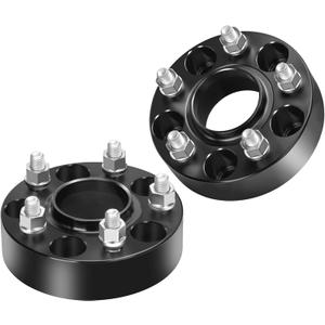 KSP 5X114.3 Wheel Spacers for 350Z 370Z G35 G37, 1.5"(38.1mm) Aluminum Tire Spacers Compaible with Nissan Infinit 300SX 240SX 350Z 370Z GTR, M12X1.25 Thread 66.1 Hub Bore Spacer for Racing Drift Car (Black)