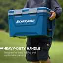 EchoSmile 35 Quart Cooler, Ultra-Light Hard Coolers, Outdoor Insulated Ice Chest Box for Camping, Drink, Beach, Fishing and Boating, 35L