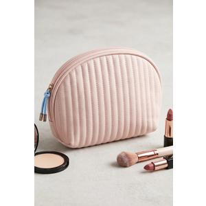 3 x Quilted cosmetic bag, pink