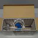 Hair Dryer Holder Cabinet Door 3-in-1 Adhesive Hair Tool Organizer Wall Mounted Adjustable Height Blow Dryer Holder Under Sink Bathroom Hair Appliance Organizer and Storage Countertop (White)