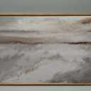DRACIT Large Neutral Abstract Framed Canvas Wall Art Set-20"x40"