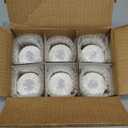Simply Soson Ivory Pillar Candles - Set of 6, 2.5x4 Inch, Emergency & Tall, Unscented Wax Candles