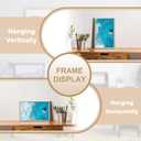 Natural 12x18 Picture Frame Lightweight yet Durable Frame Wall Hanging