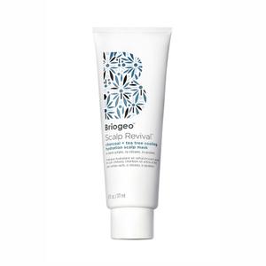Briogeo Scalp Revival Charcoal + Tea Tree Cooling Hydration Scalp Mask, Dry Scalp Treatment and Moisturizer, Soothes a Dry, Flaky, Itchy Scalp, Treatment for Oily Scalp, Vegan, Cruelty-Free, 6 fl oz